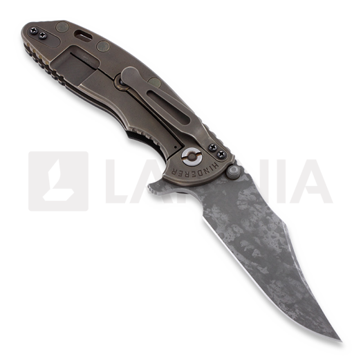 Hinderer XM-18 3,5" Battle Field kääntöveitsi, musta