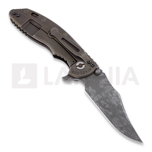 Coltello pieghevole Hinderer XM-18 3,5" Battle Field, nero