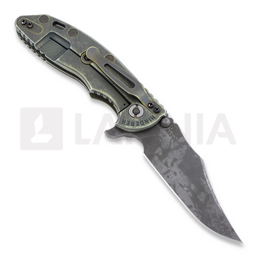 Coltello pieghevole Hinderer XM-18 3,5" Battle Field, verde