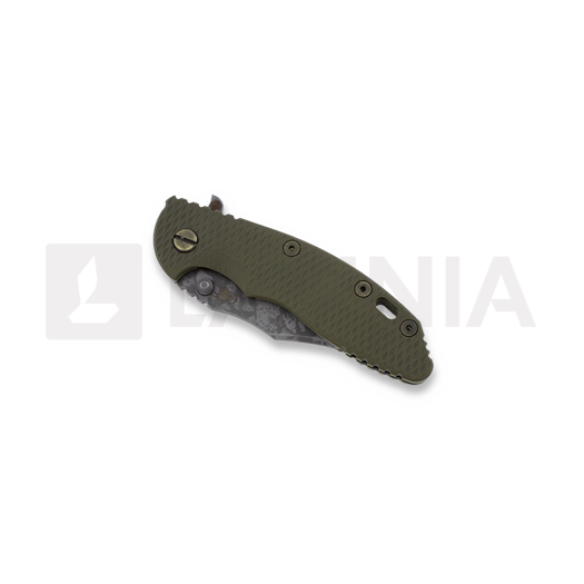 Hinderer XM-18 3,5" Battle Field kääntöveitsi, oliivinvihreä