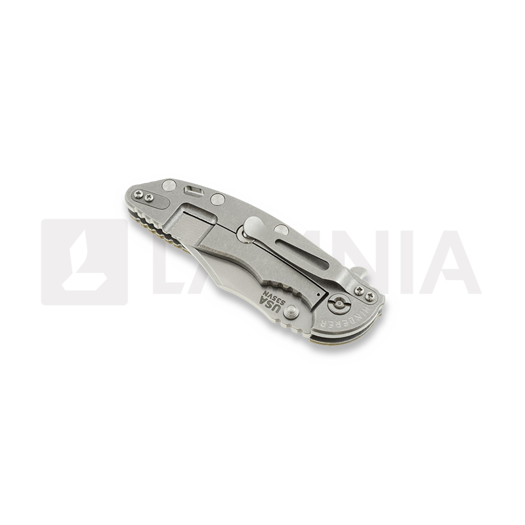 Hinderer XM-18 3,5" bowie sulankstomas peilis, ruda
