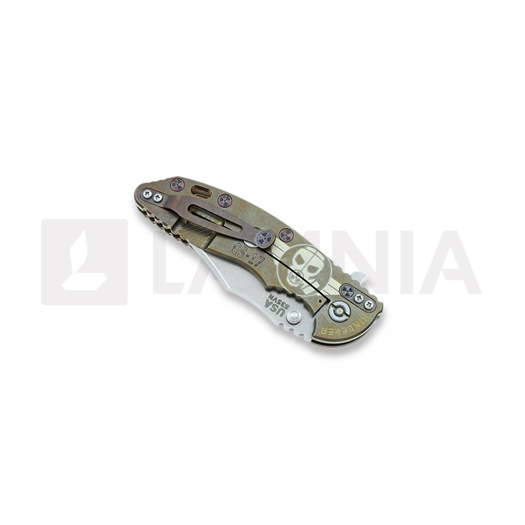 Hinderer XM-18 3,5" Bowie Containment Series sulankstomas peilis