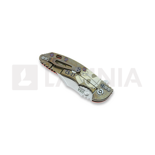 Hinderer XM-18 3,5" Bowie Containment Series sulankstomas peilis