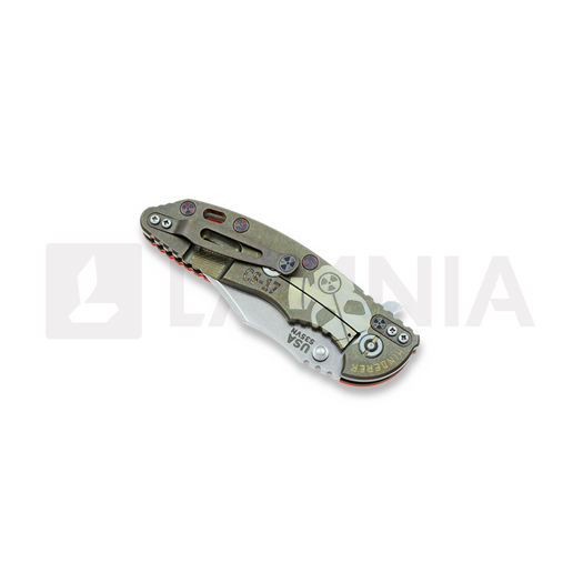 Coltello pieghevole Hinderer XM-18 3,5" Bowie Containment Series