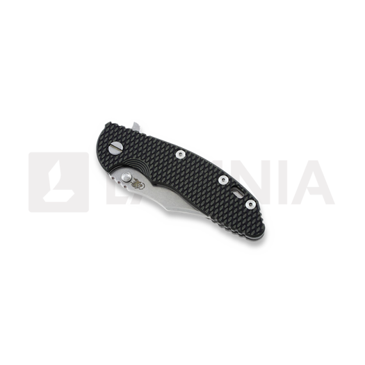 Hinderer XM-18 3,5" Bowie Containment Series sulankstomas peilis, black/green