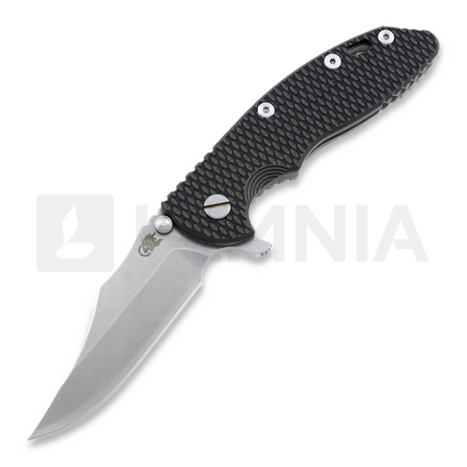 Hinderer XM-18 3,5" Bowie Containment Series Taschenmesser, black/green