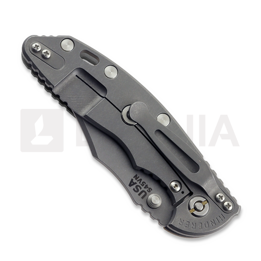 Hinderer XM-18 3.5 Bowie Non Flipper Working Finish OD Green G-10