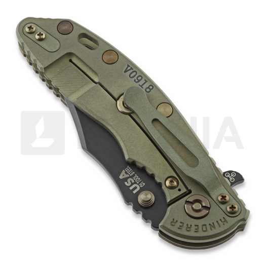 Hinderer XM-18 3.5 Bowie Vintage sulankstomas peilis, smooth walnut