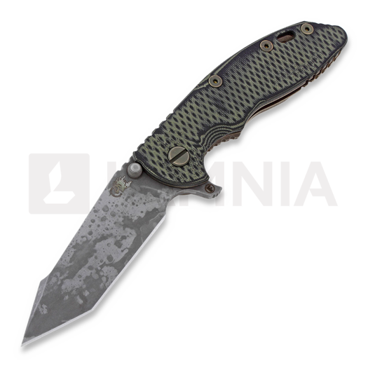 Coltello pieghevole Hinderer XM-18 3,5 Fatty Harpoon Battle Field