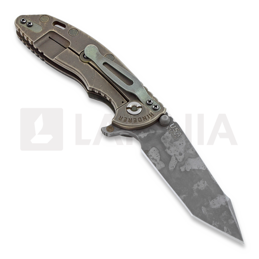 Coltello pieghevole Hinderer XM-18 3,5 Fatty Harpoon Battle Field