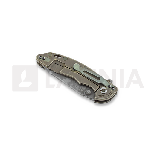 Coltello pieghevole Hinderer XM-18 3,5 Fatty Harpoon Battle Field