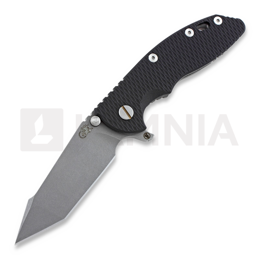 Couteau pliant Hinderer XM-18 3,5 Fatty Harpoon Tanto, noir