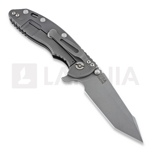 Hinderer XM-18 3,5 Fatty Harpoon Tanto sulankstomas peilis, juoda