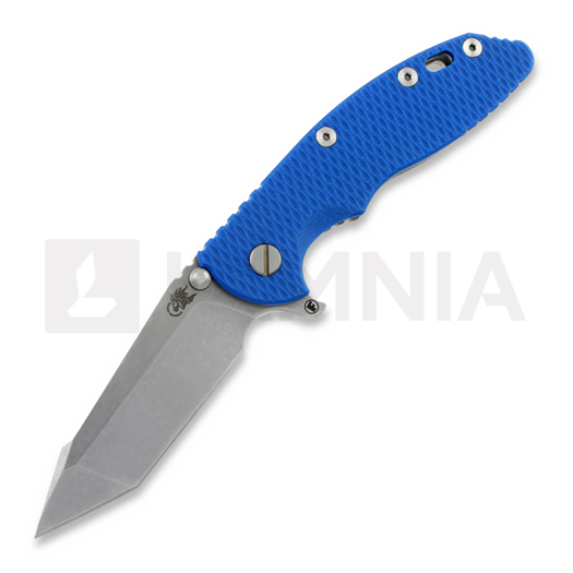 Navalha Hinderer XM-18 3,5 Fatty Harpoon Tanto, azul