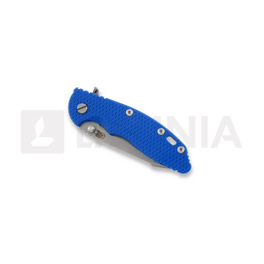 Hinderer XM-18 3,5 Fatty Harpoon Tanto sulankstomas peilis, mėlyna
