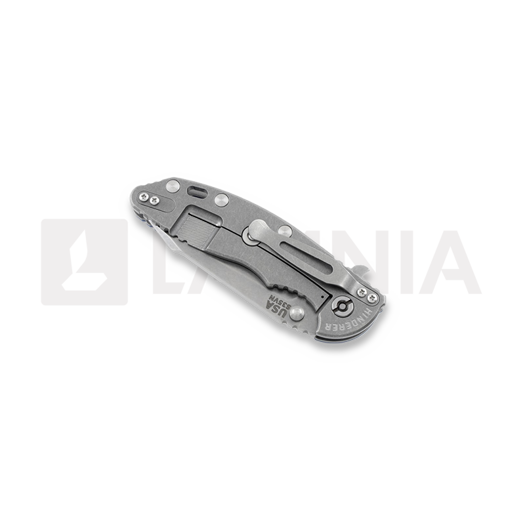 Hinderer XM-18 3,5 Fatty Harpoon Tanto sulankstomas peilis, mėlyna