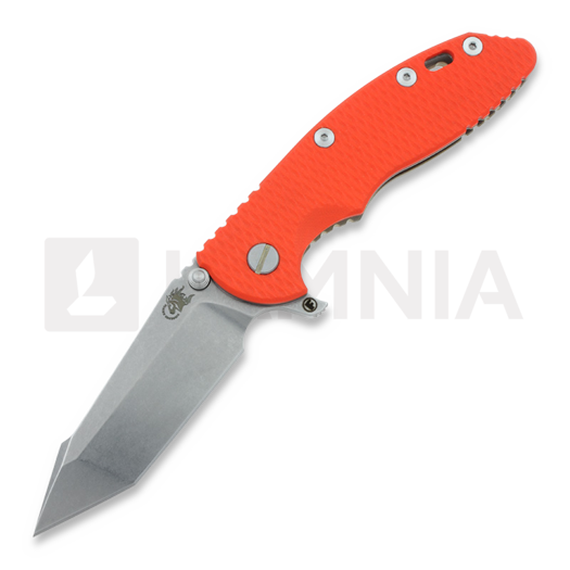 Nóż składany Hinderer XM-18 3,5 Fatty Harpoon Tanto Containment, pomarańczowa