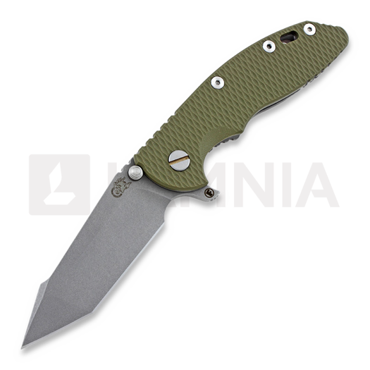 Hinderer XM-18 3,5 Fatty Harpoon Tanto סכין מתקפלת, ירוק