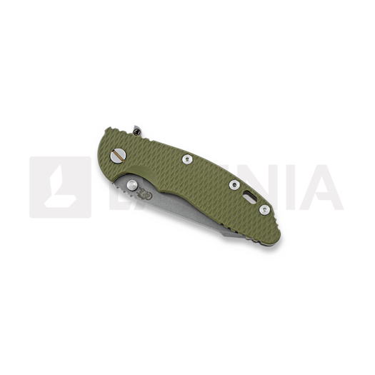 Hinderer XM-18 3,5 Fatty Harpoon Tanto sulankstomas peilis, žalia