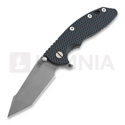 Hinderer XM-18 3.5 Fatty Harpoon Tanto sulankstomas peilis, WF, green/black
