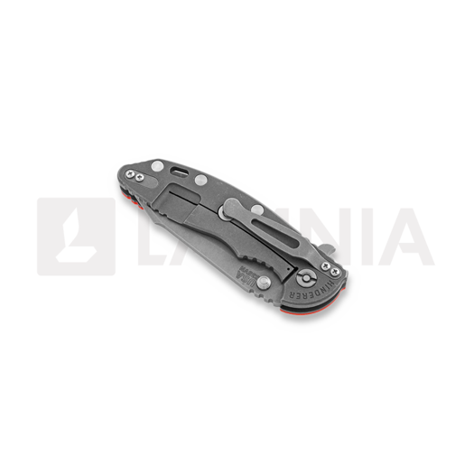 Hinderer XM-18 3.5 Fatty Harpoon Tanto sulankstomas peilis, working finish, oranžinėnge