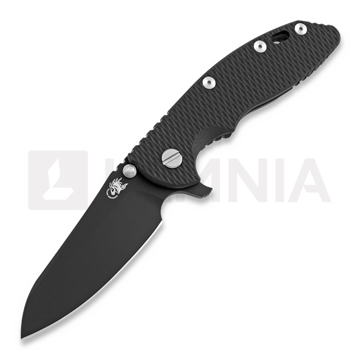 Hinderer XM-18 3.5 Gen4 Sheepsfoot DLC kääntöveitsi, musta