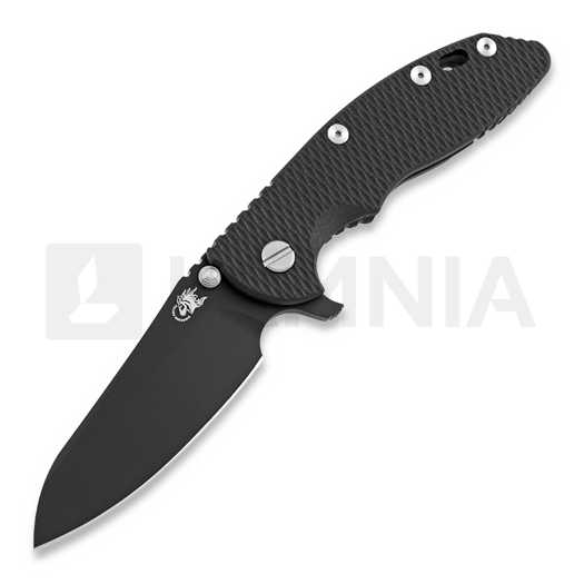 Hinderer XM-18 3.5 Gen4 Sheepsfoot DLC összecsukható kés, fekete