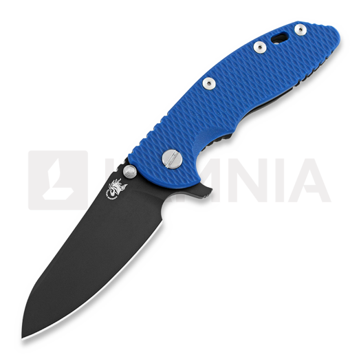 Nóż składany Hinderer XM-18 3.5 Gen4 Sheepsfoot DLC, niebieska