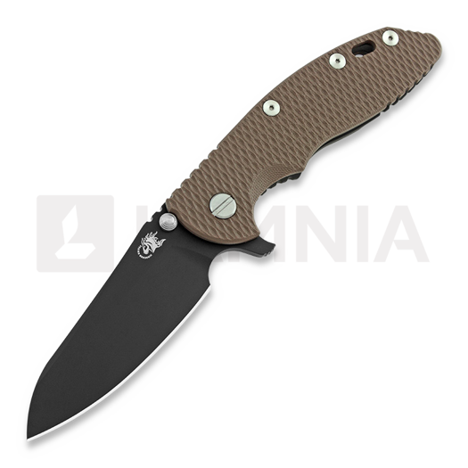 Hinderer XM-18 3.5 Gen4 Sheepsfoot DLC összecsukható kés, FDE