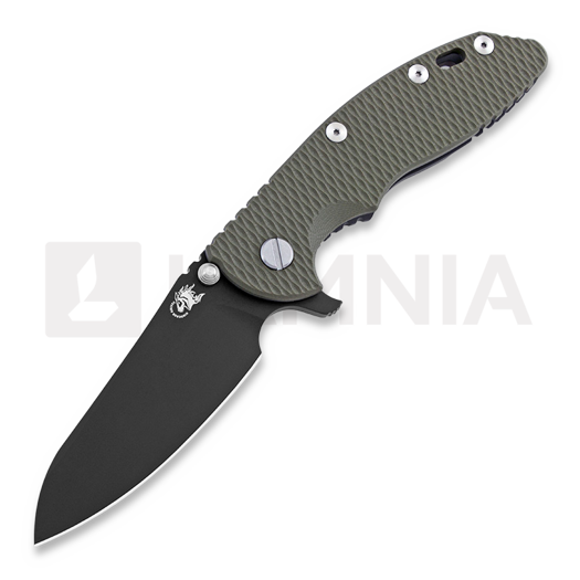 Hinderer XM-18 3.5 Gen4 Sheepsfoot DLC 접이식 나이프, 올리브색