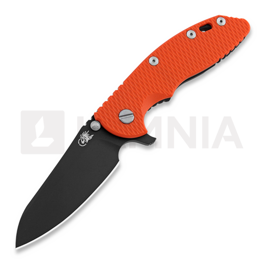 Coltello pieghevole Hinderer XM-18 3.5 Gen4 Sheepsfoot DLC, arancione