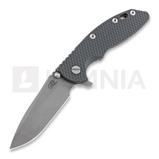Hinderer XM-18 3.5 Gen4 Spanto összecsukható kés, working finish, szürke