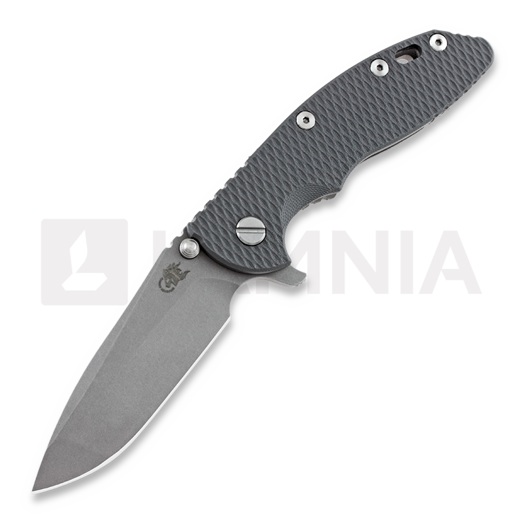 Складной нож Hinderer XM-18 3.5 Gen4 Spanto, working finish, серый