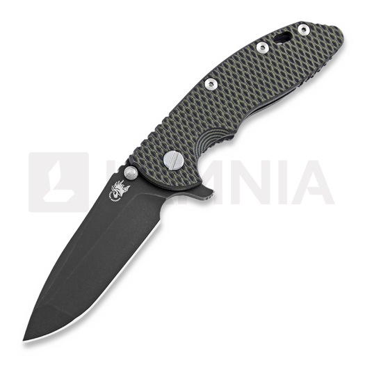Hinderer XM-18 3.5 Gen5 Spanto DLC kääntöveitsi, od green/black