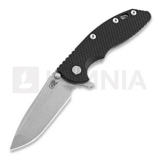 Hinderer XM-18 3.5 Gen5 Spanto folding knife, stonewashed, black