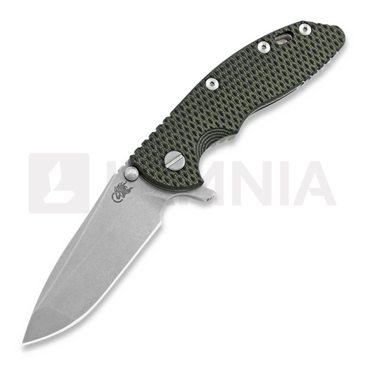 Briceag Hinderer XM-18 3.5 Gen5 Spanto, stonewashed, od green/black