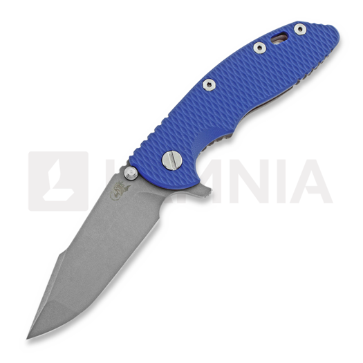 Nóż składany Hinderer XM-18 3,5" Harpoon Spanto WF, niebieska, niebieska