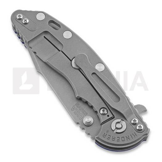 Coltello pieghevole Hinderer XM-18 3,5" Harpoon Spanto WF, blu, blu