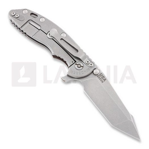 Couteau pliant Hinderer XM-18 3,5" Harpoon Tanto Fatty, FDE