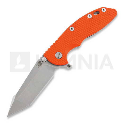 Hinderer XM-18 3,5" Harpoon Tanto Fatty összecsukható kés, narancssárga