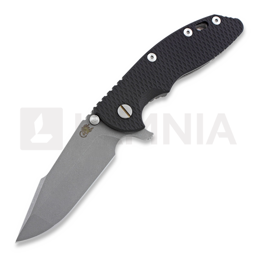 Coltello pieghevole Hinderer XM-18 3,5" M390 Harpoon Spanto, nero
