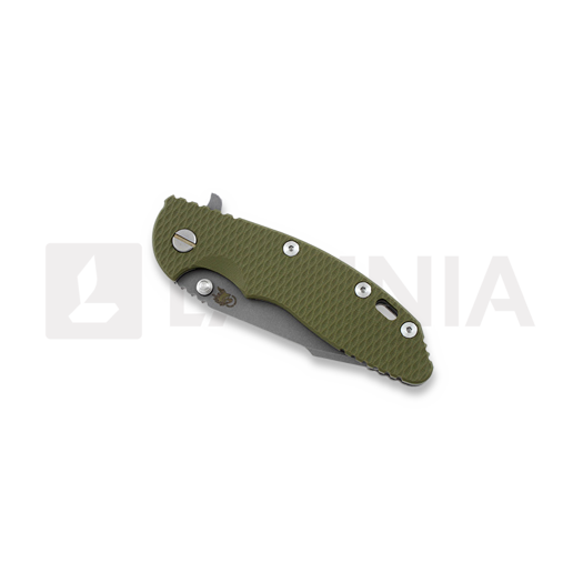 Hinderer XM-18 3,5" M390 Harpoon Spanto sulankstomas peilis, žalia
