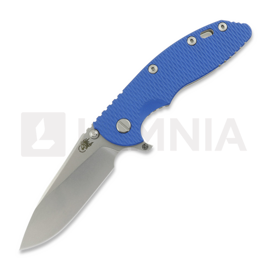 Hinderer XM-18 3.5 Magnacut Skinny Slicer Tri-Way, Blue G-10