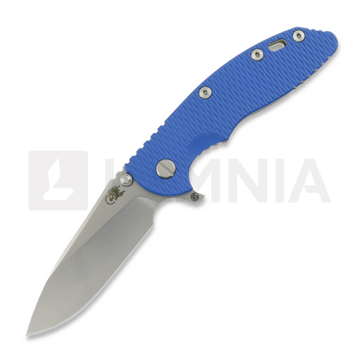 Hinderer XM-18 3.5 Magnacut Skinny Slicer Tri-Way, Blue G-10