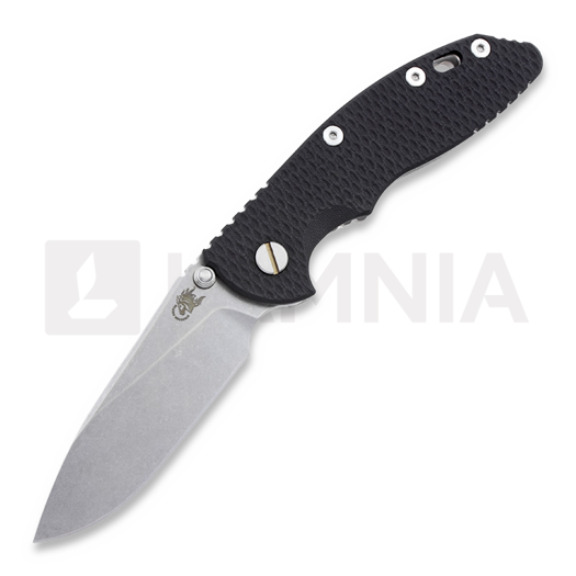 Hinderer XM-18 3,5" Non-flipper Slicer kääntöveitsi, musta