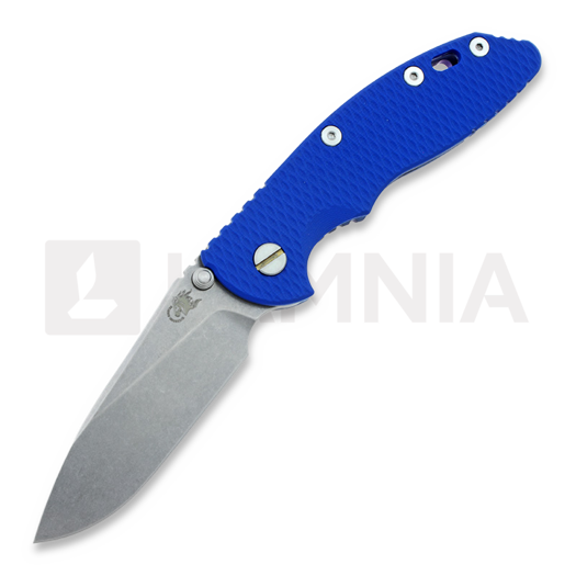 Skladací nôž Hinderer XM-18 3,5" Non-flipper Slicer, modrá