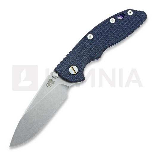 Saliekams nazis Hinderer XM-18 3,5" Non-flipper Slicer, blue/black