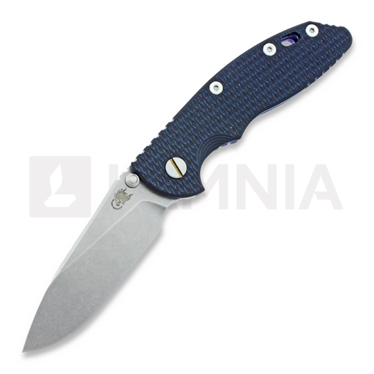 Nóż składany Hinderer XM-18 3,5" Non-flipper Slicer, blue/black