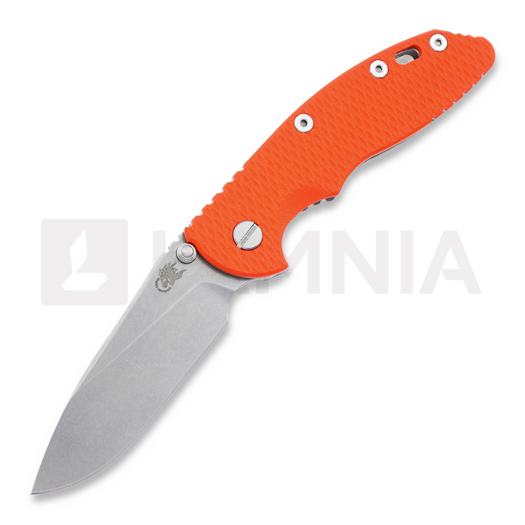 Briceag Hinderer XM-18 3,5" Non-flipper Slicer, portocaliu