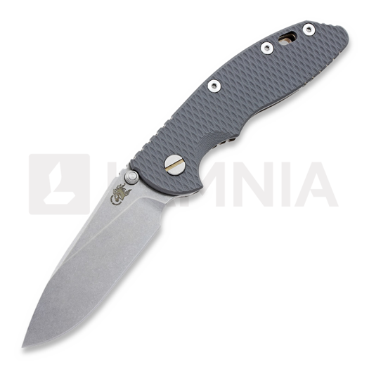 Nóż składany Hinderer XM-18 3,5" Non-flipper Slicer, Ti bronze, szara